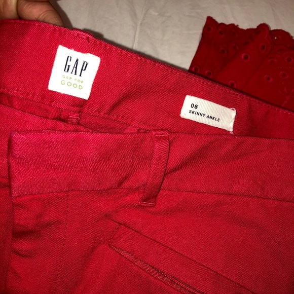 Skinny Ankle Bright Pink Pants - Picture 5 of 6